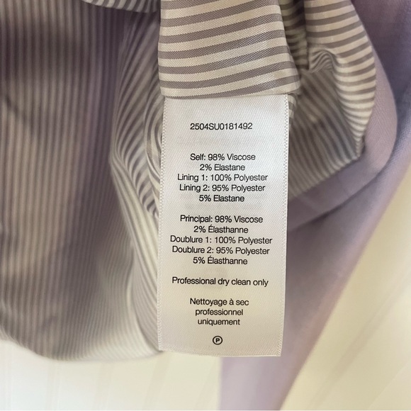 Veronica Beard Soft Lilac Miller Dickey Jacket Size 4 light Purple - Picture 6 of 12